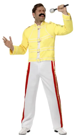 Freddie Mercury Queen 80s Pop Star Costume