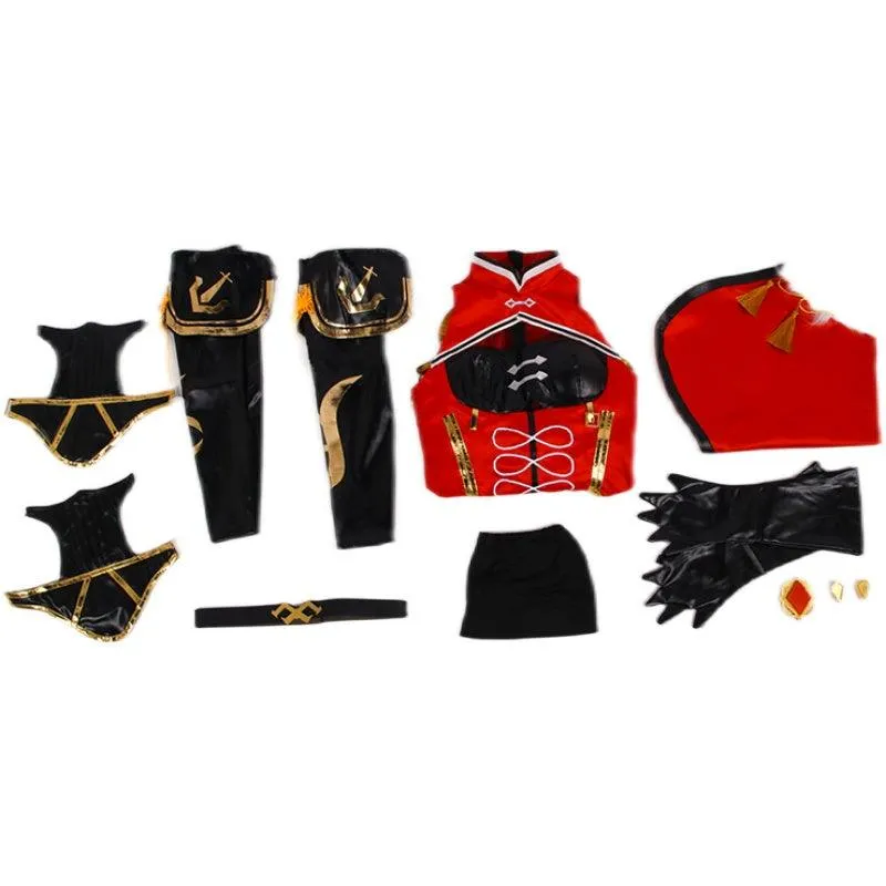 Game Genshin Impact Cosplay Costume Beidou Dress