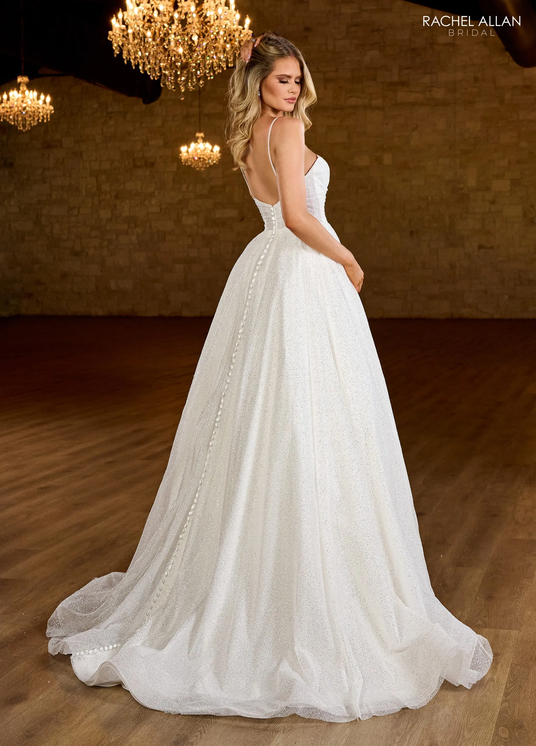 Glitter Tulle Bridal Gown