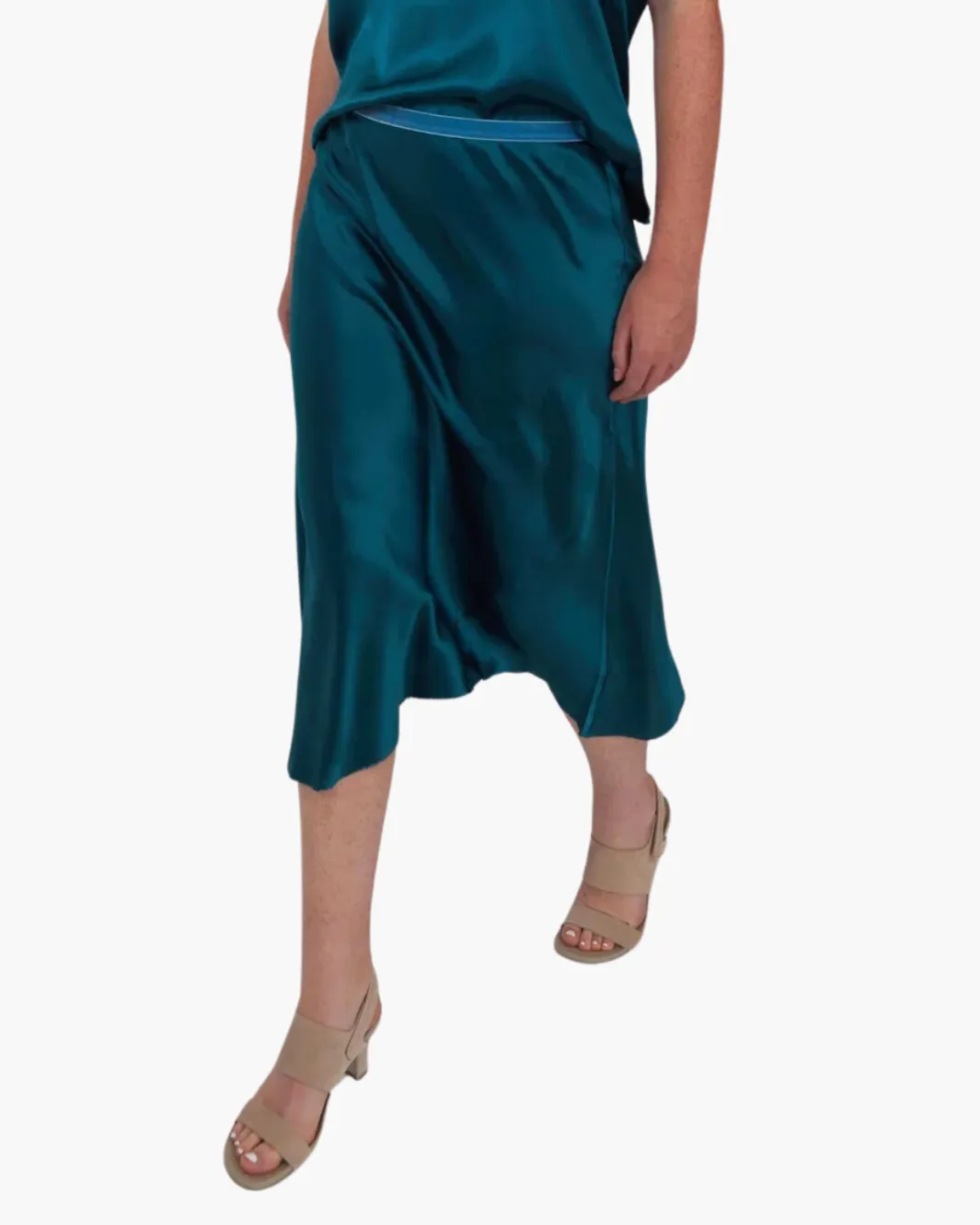 GO LUXE BIAS SKIRT IN ATLANTIS