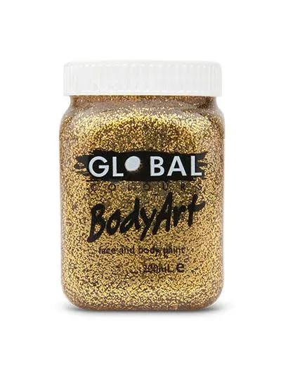 Gold Glitter Body and Face Paint