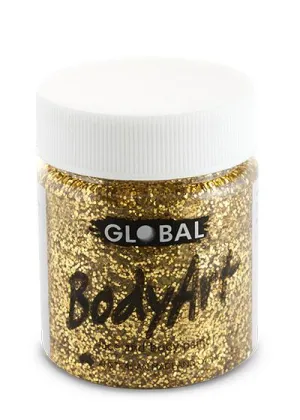 Gold Glitter Body and Face Paint