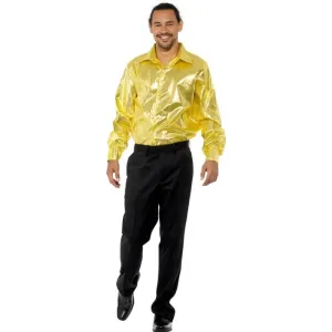 Gold Sequinned Disco Shirt