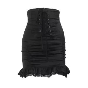 Gothic Pencil Punk Skirt