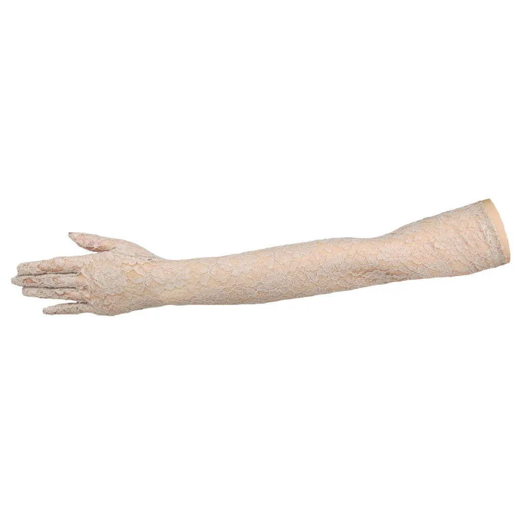 Guipure Lace Opera Gloves