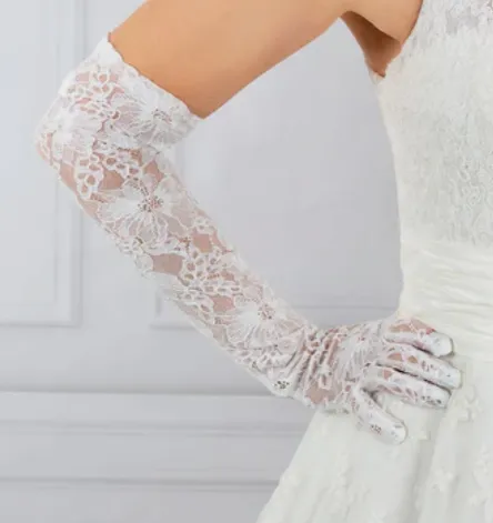 Guipure Lace Opera Gloves
