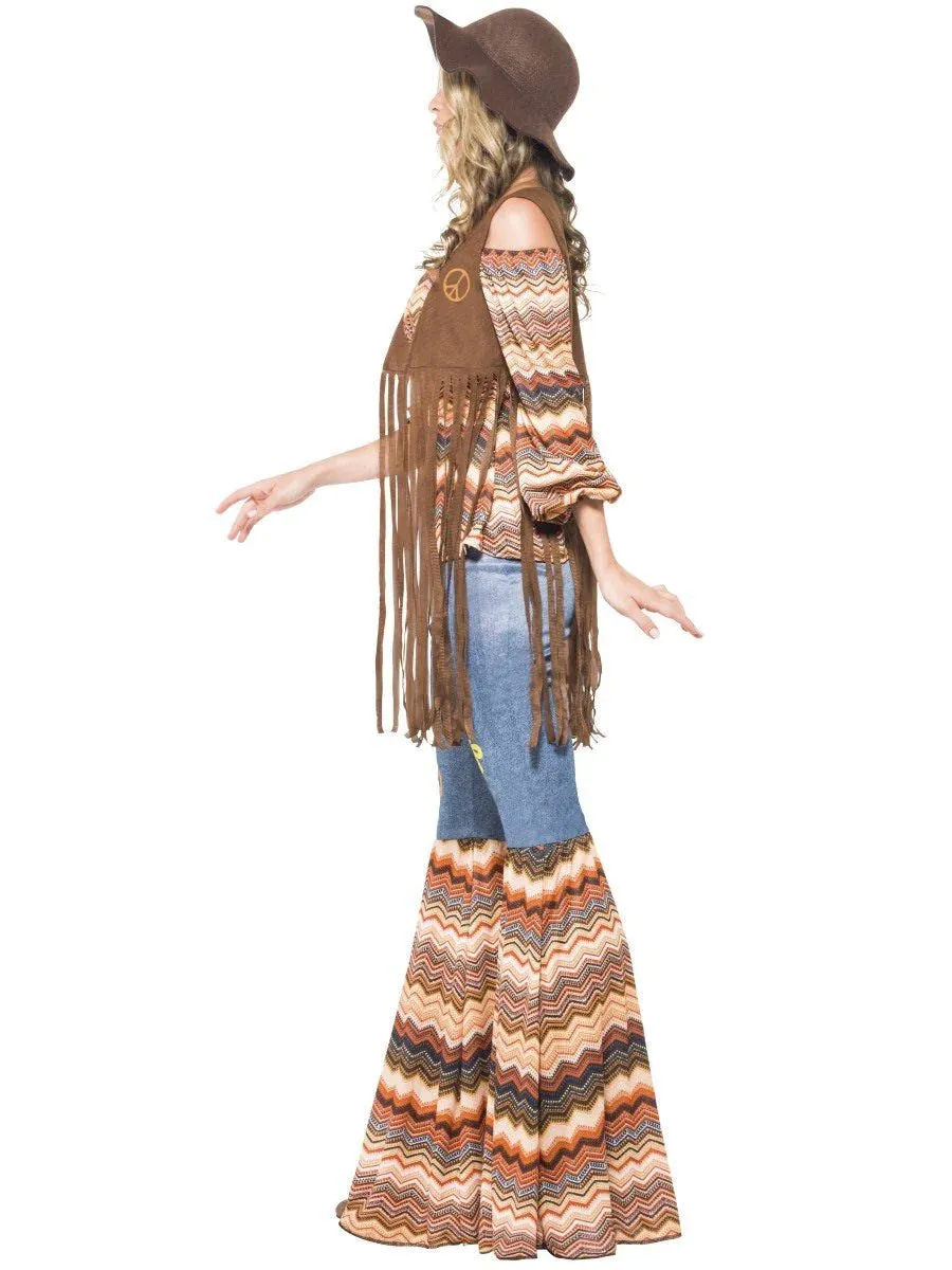 Harmony Hippie Costume Multi-Colored