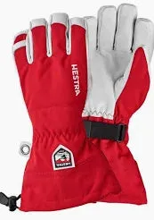 Hestra Army Leather Heli Ski 5-Finger Skihandsker