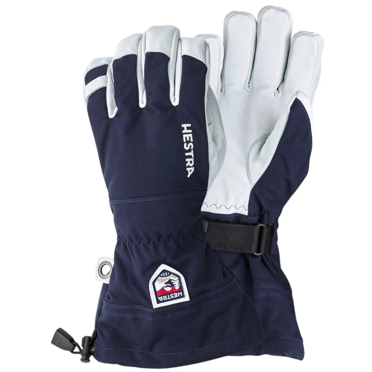 Hestra Army Leather Heli Ski 5-Finger Skihandsker