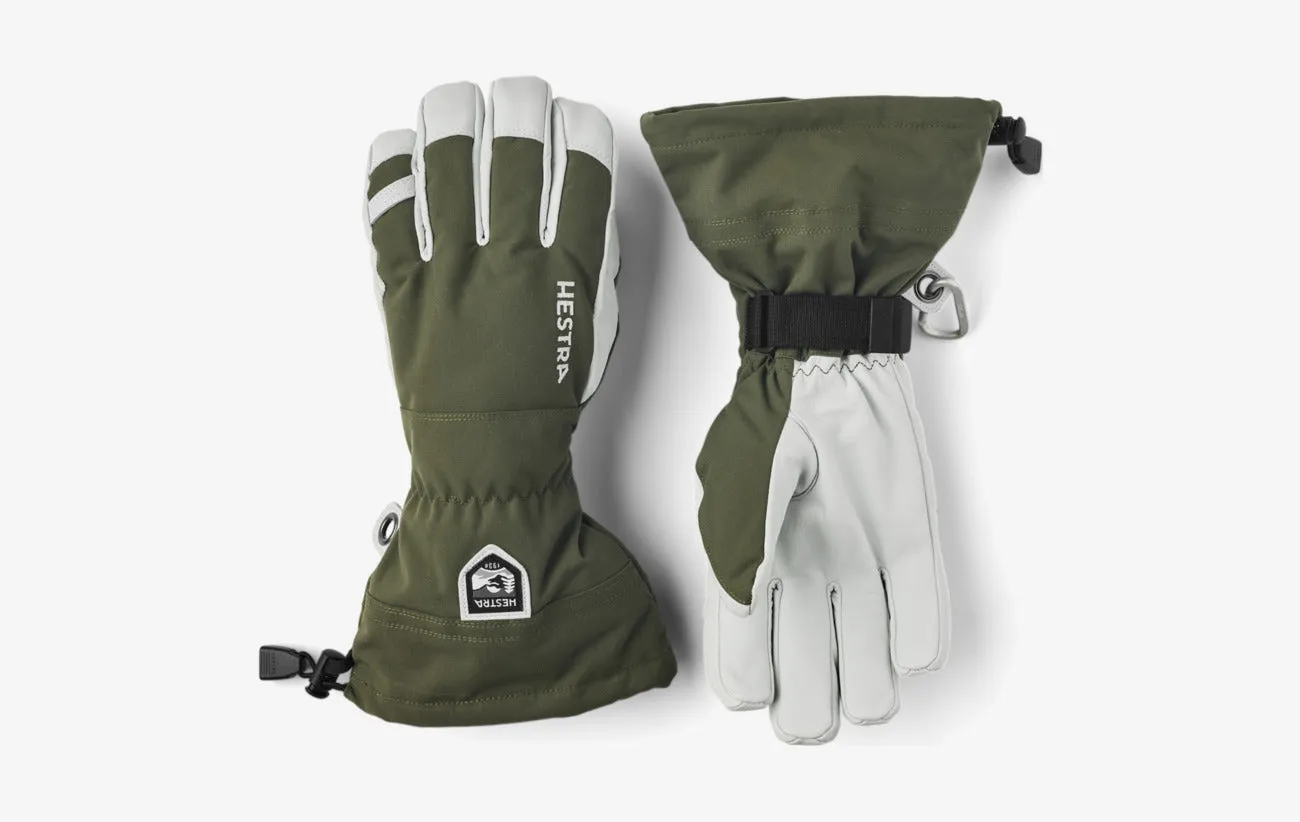 Hestra Army Leather Heli Ski 5-Finger Skihandsker