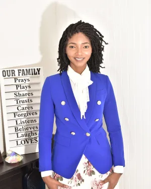 High quality royal blue blazer