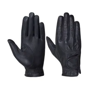 Hy5 Leather Horse Riding Gloves
