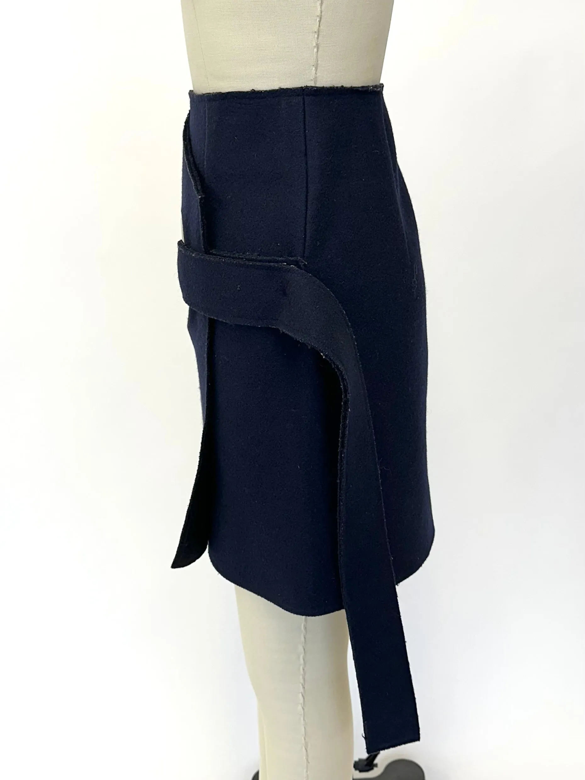 Jacquemus Wool Grommet Skirt
