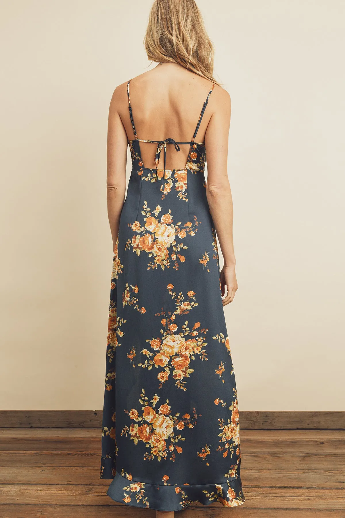 Kristin Floral Print Maxi Dress