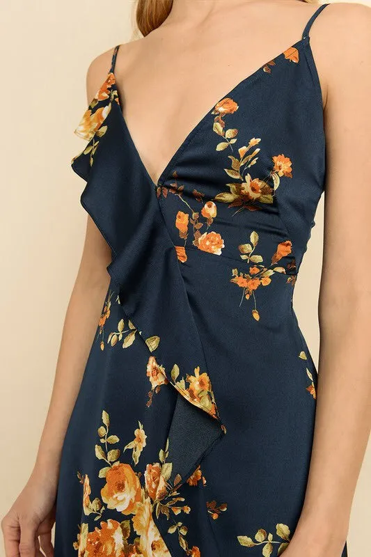 Kristin Floral Print Maxi Dress