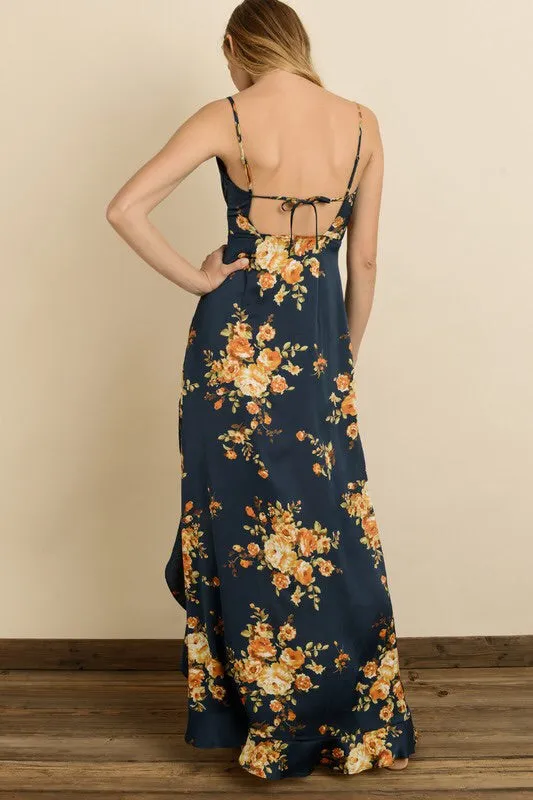 Kristin Floral Print Maxi Dress