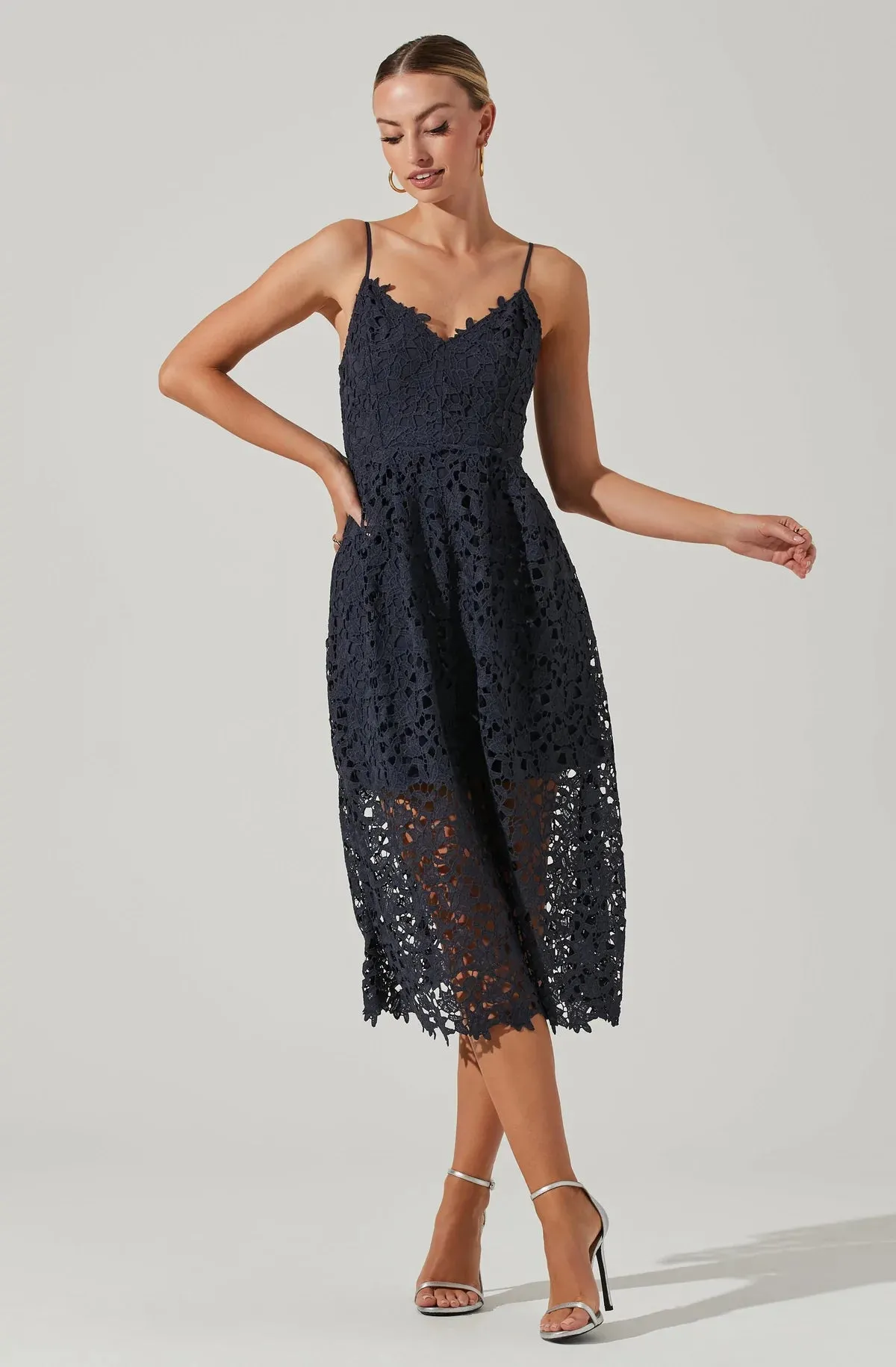 Lace Midi Dress
