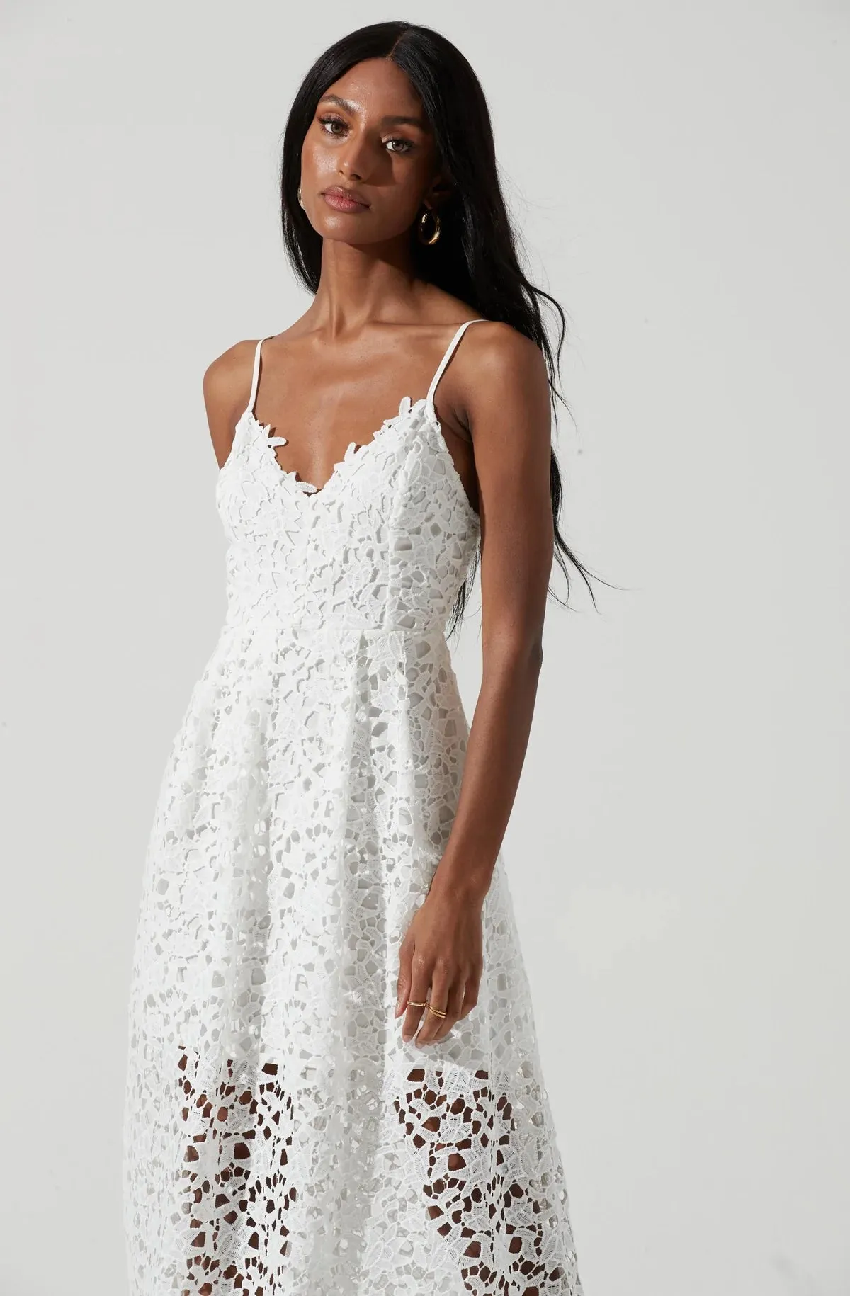 Lace Midi Dress
