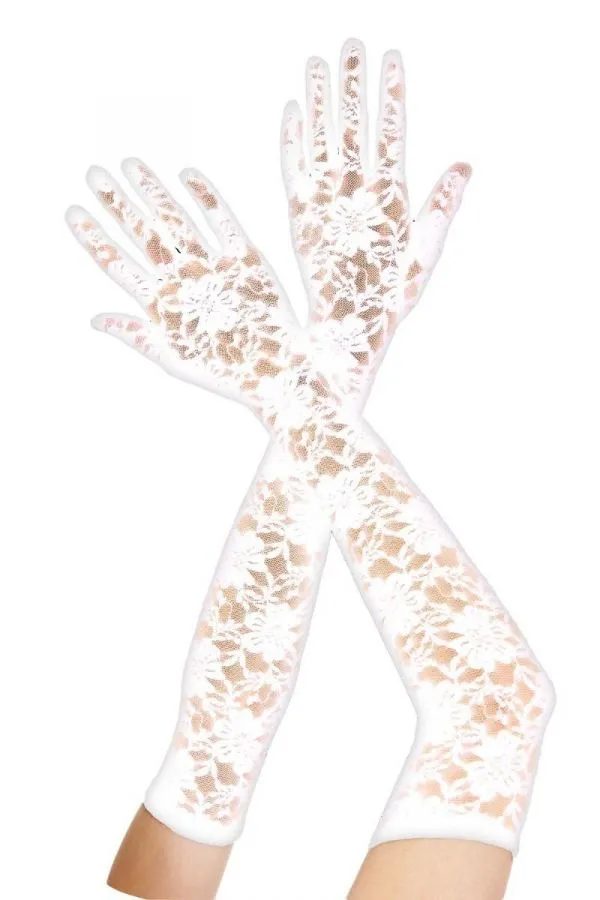 Lace Opera Gloves
