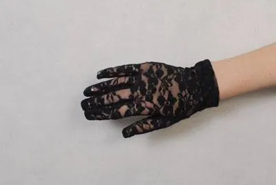 Lace Short 80's Costume Gloves