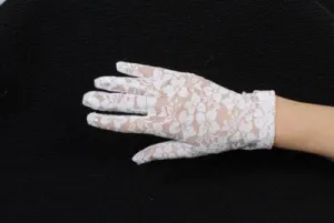 Lace Short 80's Costume Gloves