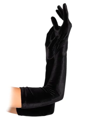 Leg Avenue | Velvet opera length gloves