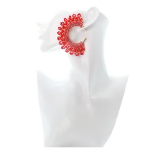 Libia: Red Fantasy Earrings