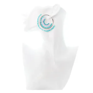 Libia: Turquoise Star Earring