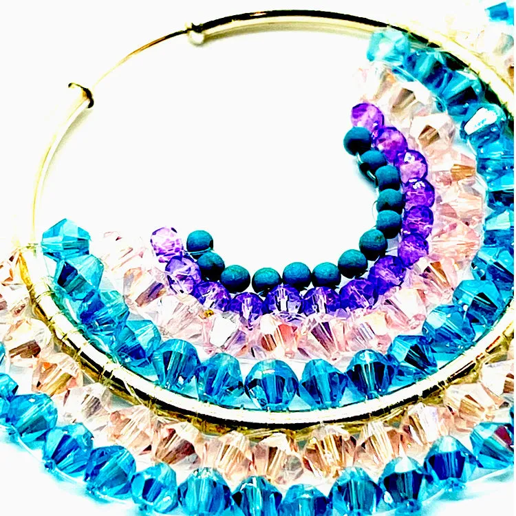Libia: Turquoise Star Earring