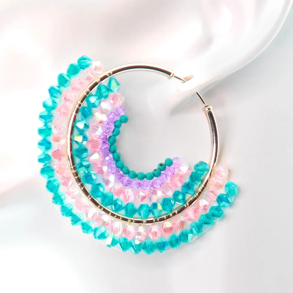 Libia: Turquoise Star Earring
