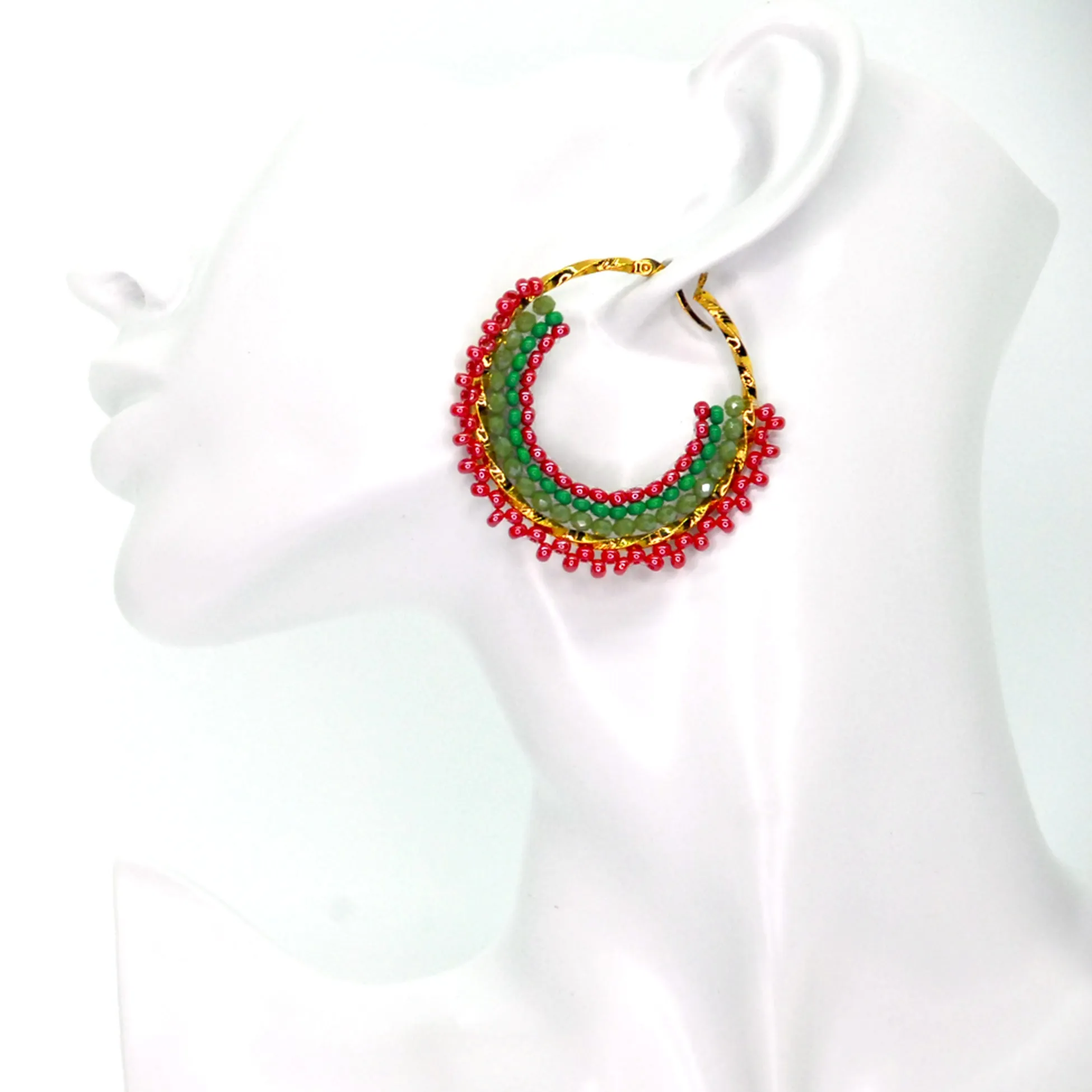 Libia: Tuscany Rondelle 24K Gold