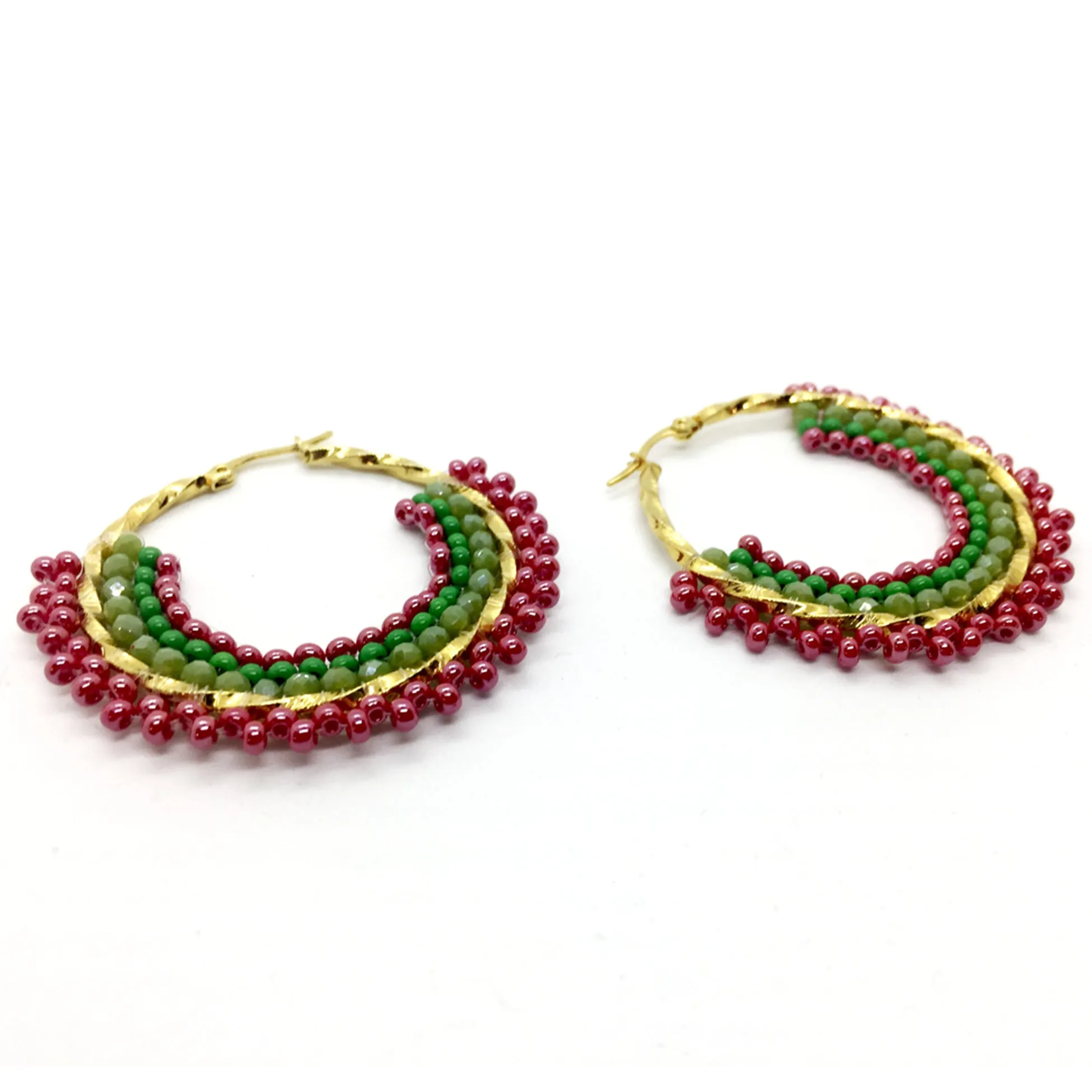 Libia: Tuscany Rondelle 24K Gold