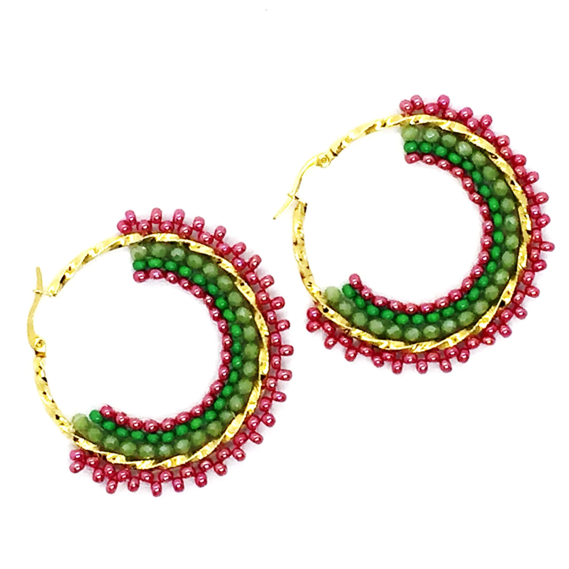 Libia: Tuscany Rondelle 24K Gold
