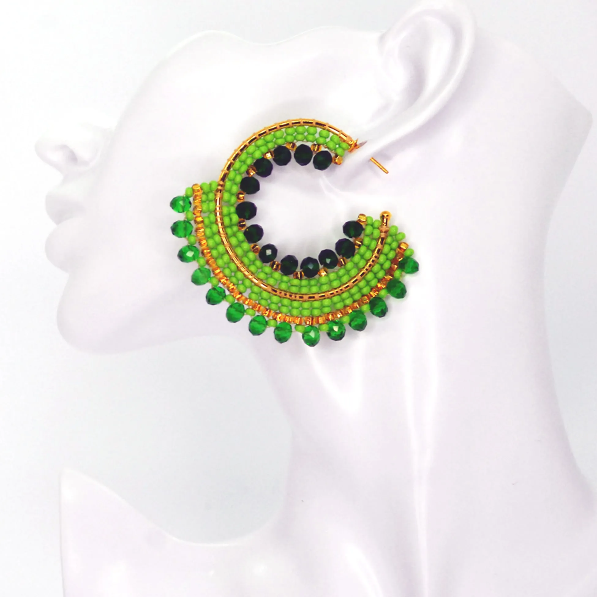 Lime Green Rondelle