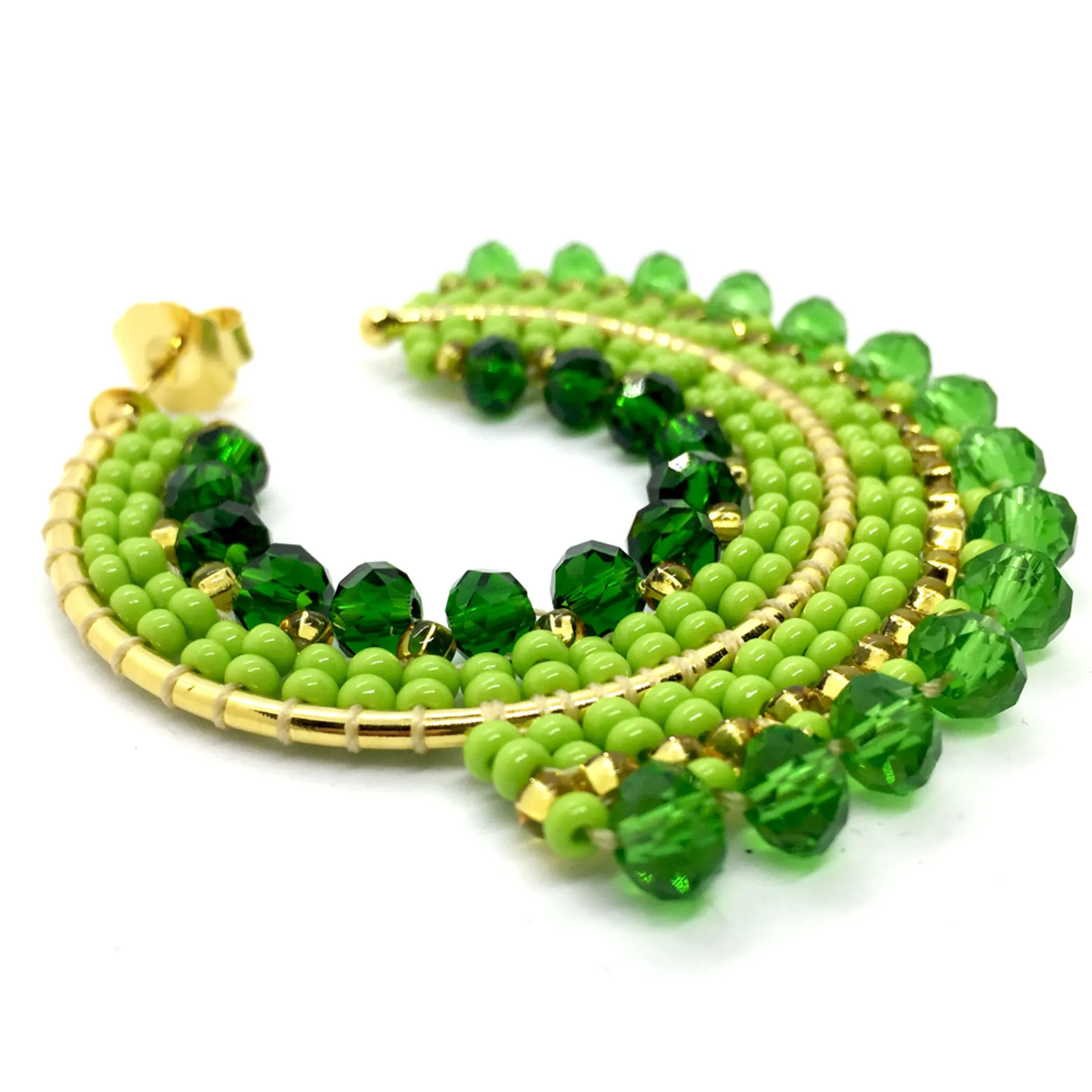 Lime Green Rondelle