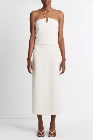 Long Pencil Skirt in Off-White