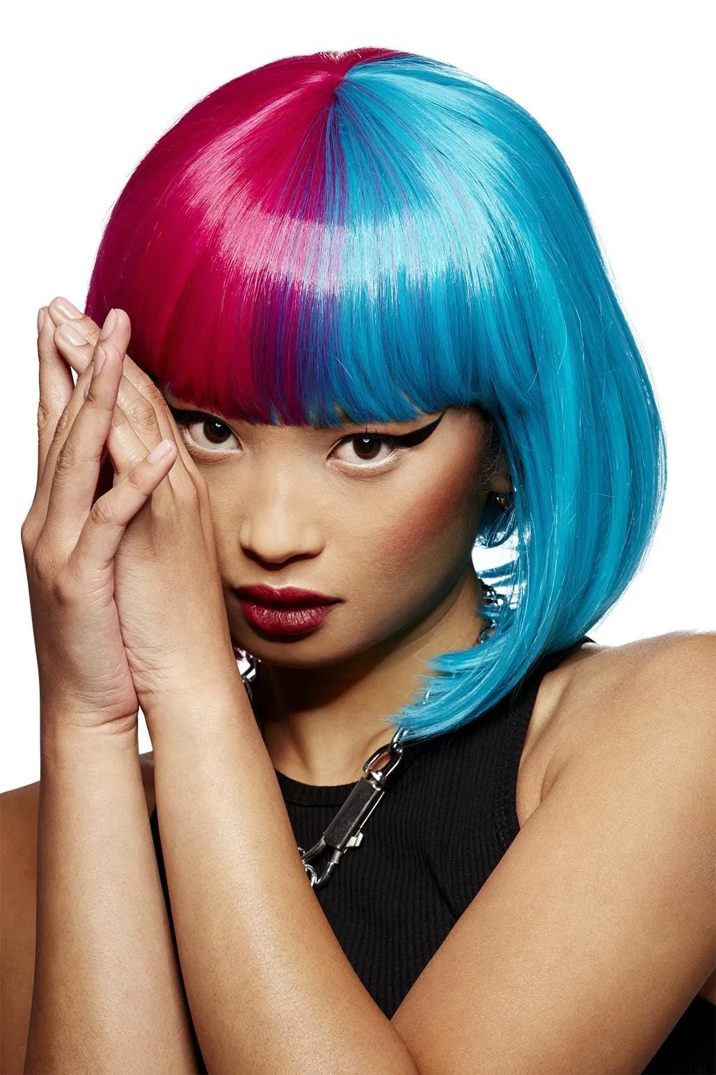Manic Panic Blue Valentine Glam Doll Wig