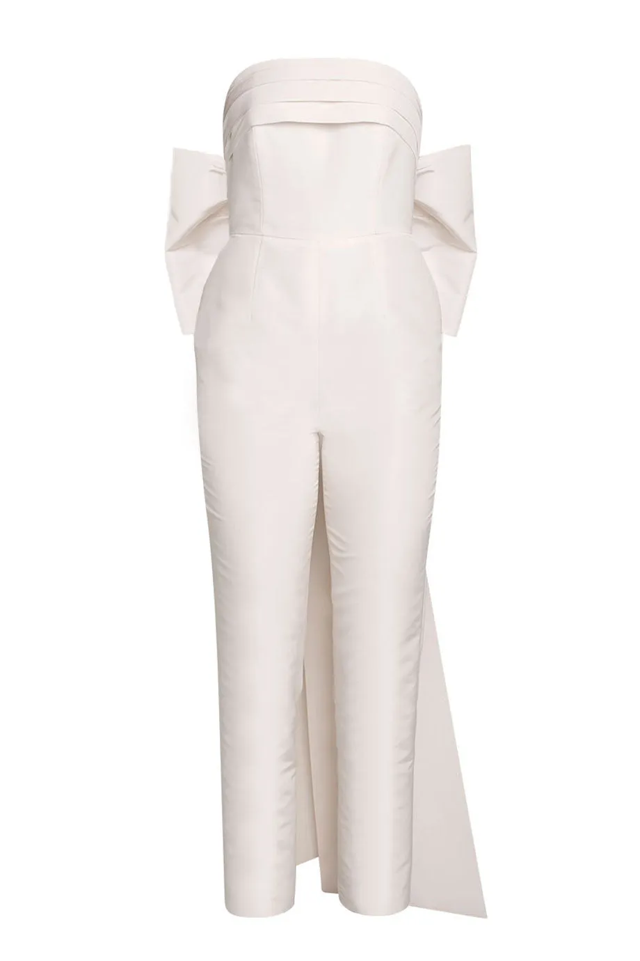 Margaret Silk Faille Jumpsuit