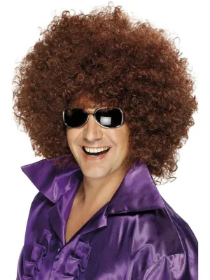 Mega Huge Afro Wig Brown