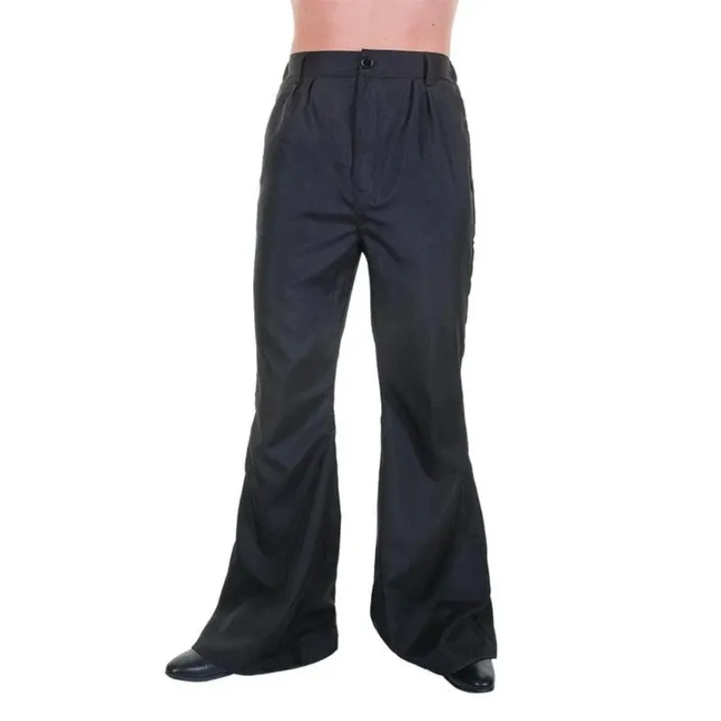 Men's Black Flares with Pockets - Karnival