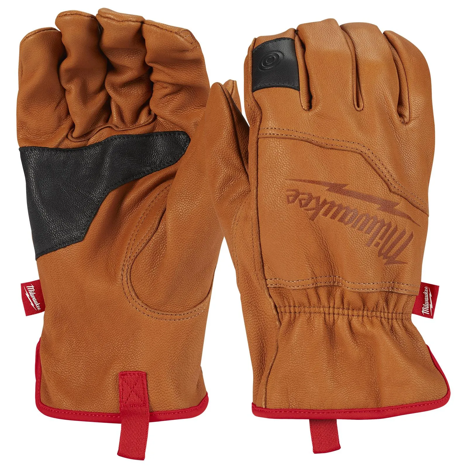 Milwaukee Safety Gloves Goatskin Leather Glove Brown Size 10 / XL Extra Large