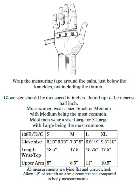 Moulded Latex Opera Length Mittens