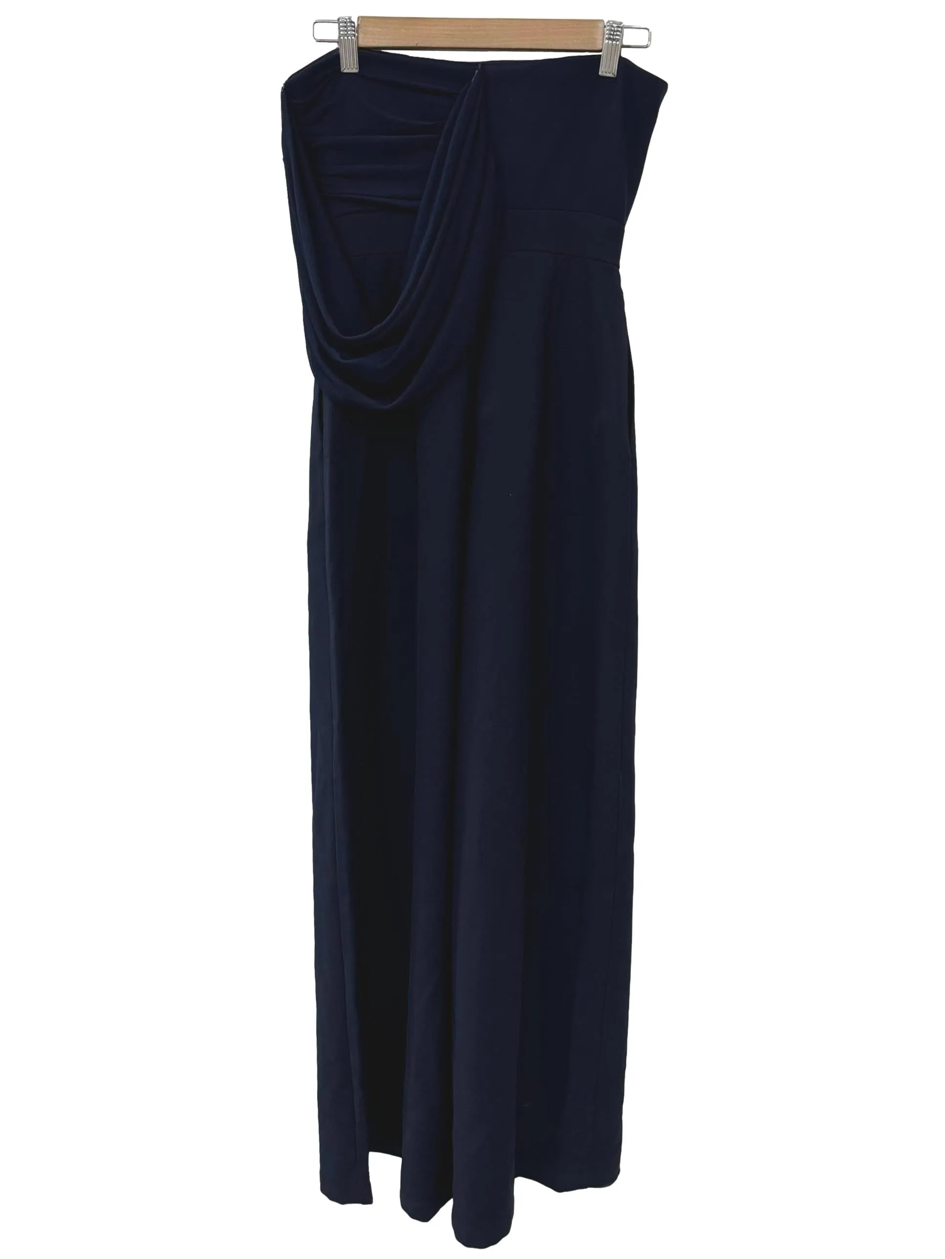 Navy Strapless Jumpsuit