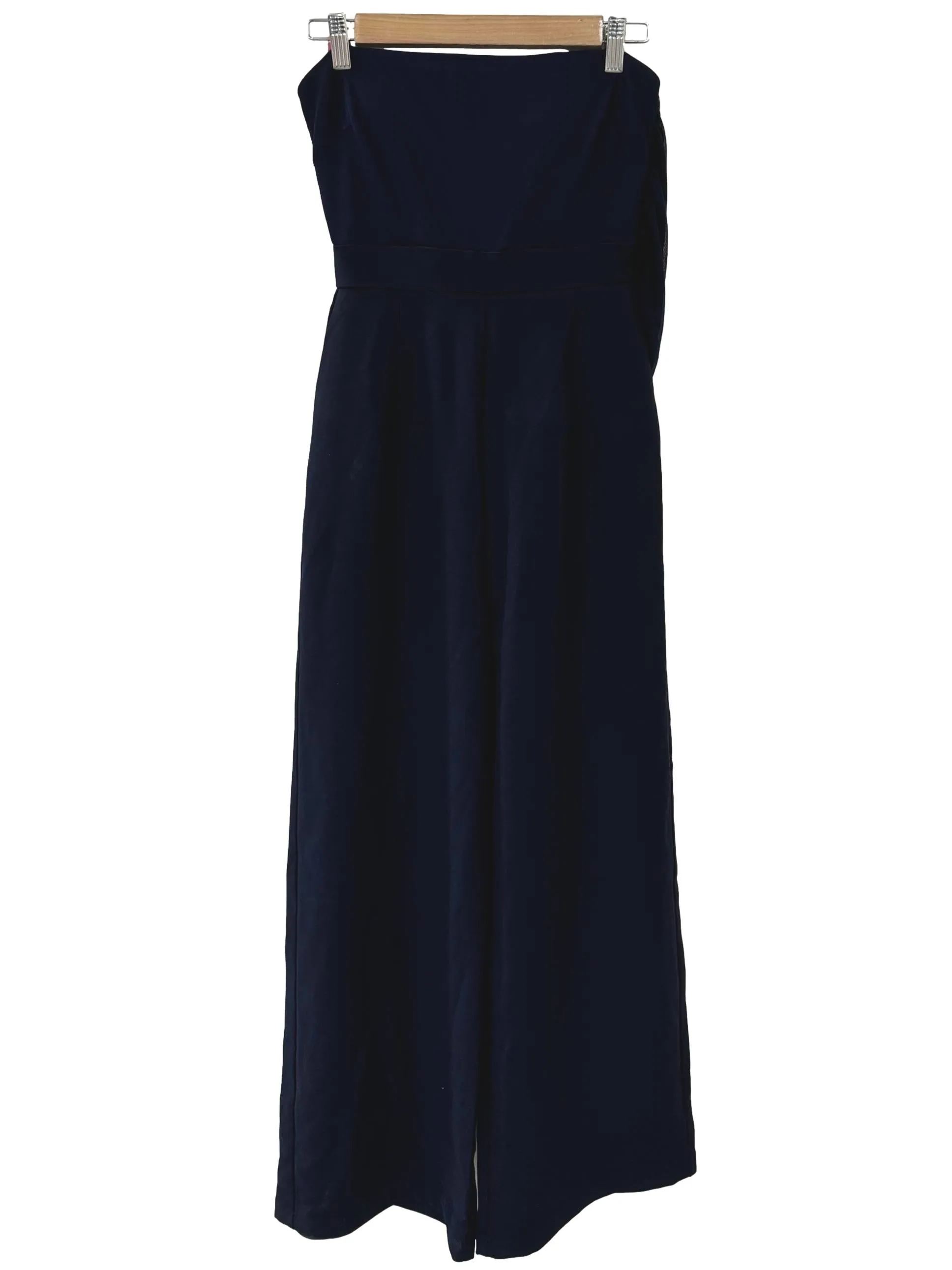Navy Strapless Jumpsuit