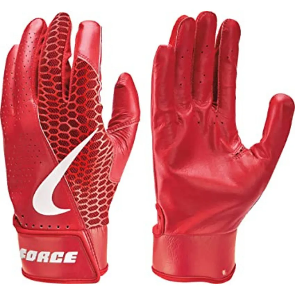 Nike Force Edge Batting Glove Red