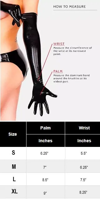 Opera Length PVC Gloves