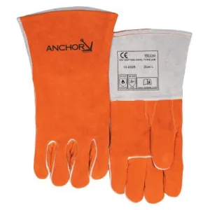ORS Nasco COMFOflex® Premium Leather Welding Gloves, Split Cowhide, Large, Russet, 500GC