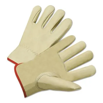ORS Nasco Standard Grain Cowhide Leather Driver Gloves, 2X-Large, Unlined, Tan, 4015-2XL