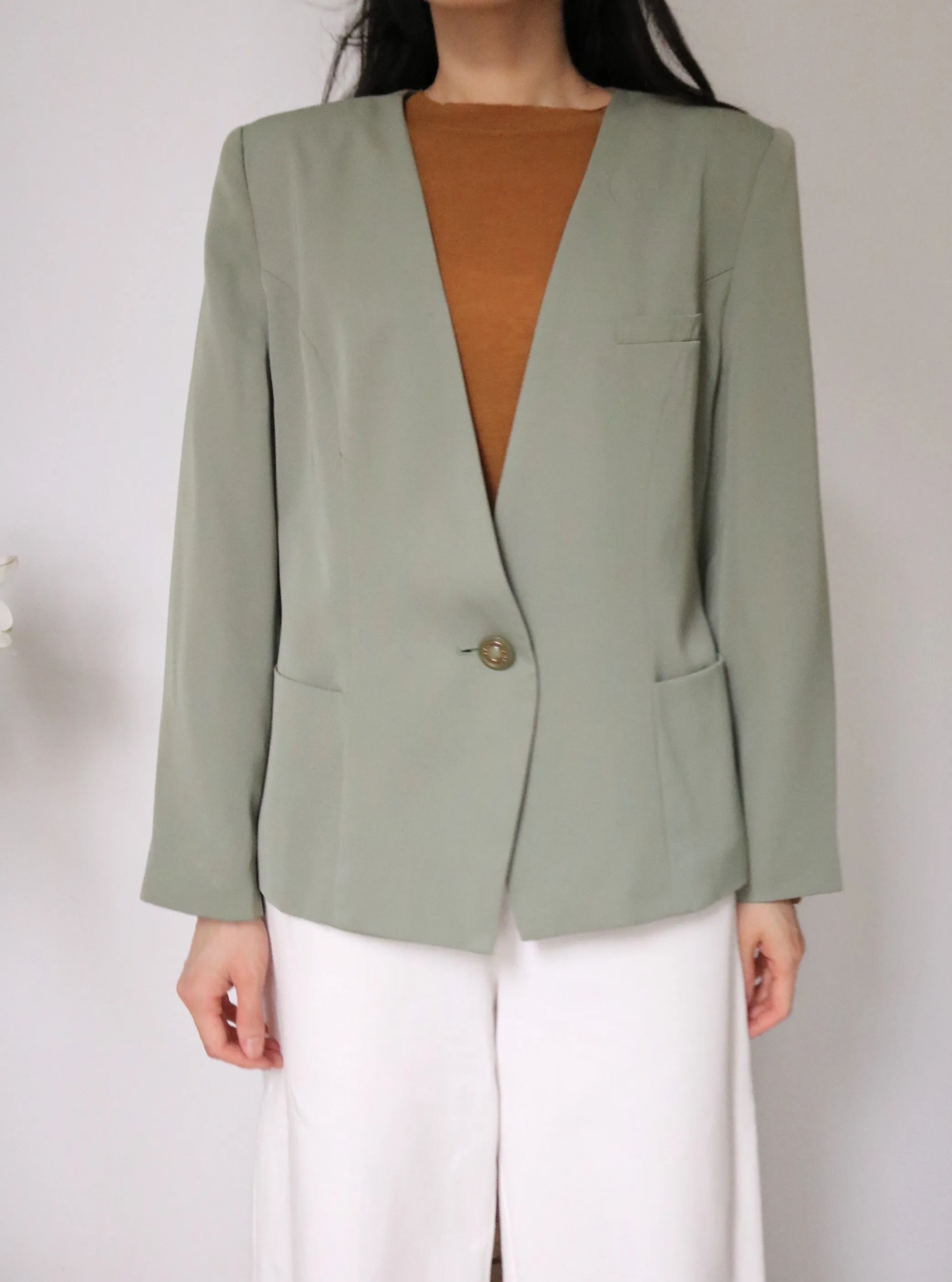 palmira suit set {Japanese vintage}-sage
