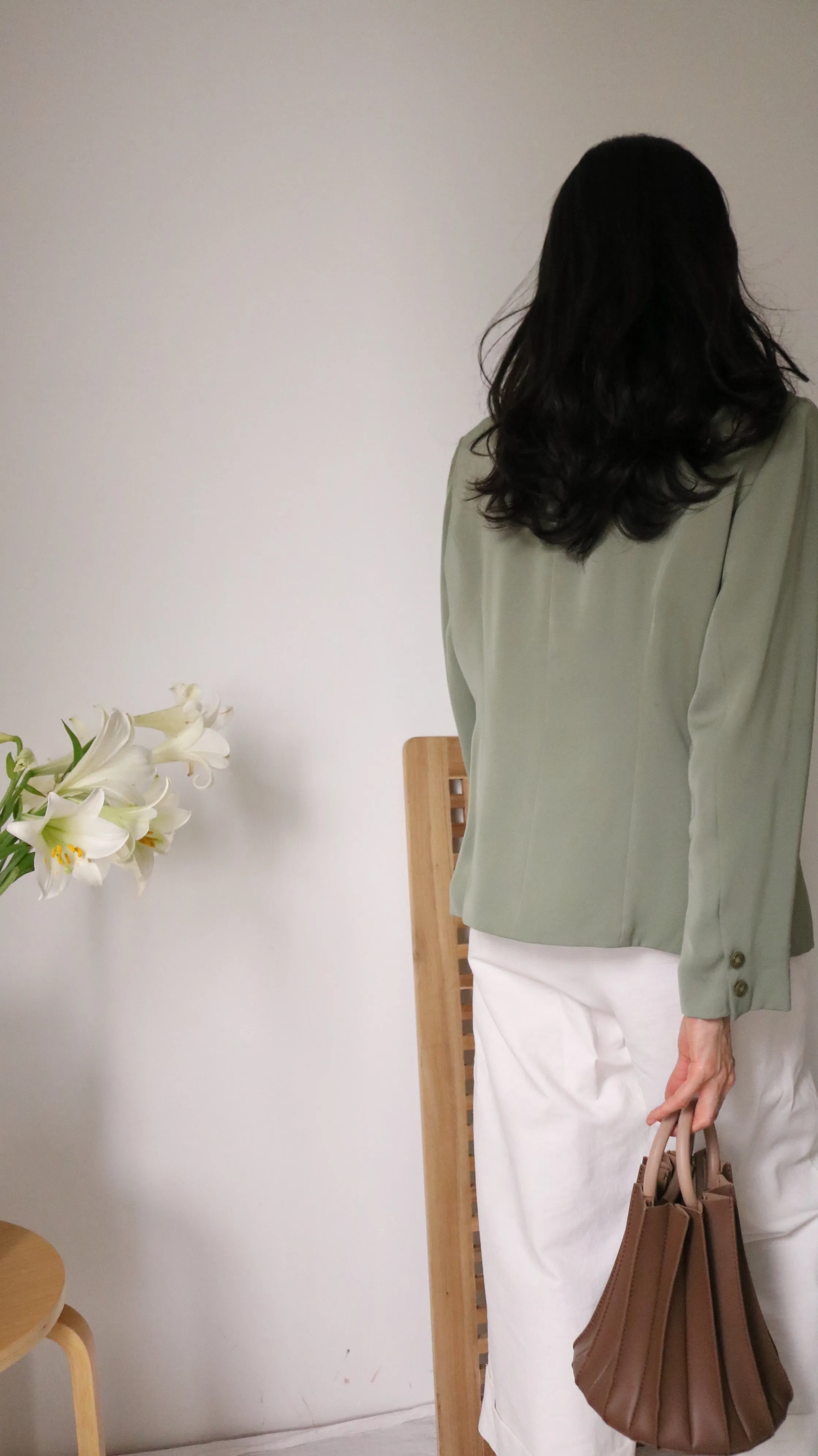 palmira suit set {Japanese vintage}-sage